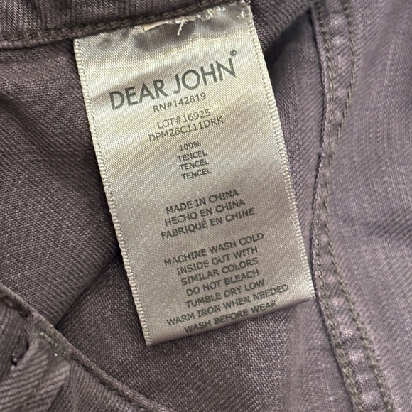 Dear John Women's Cropped Jeans - Dark Brown - Picture 4 of 4